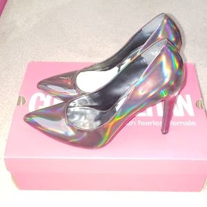 SEXY iridescent pumps